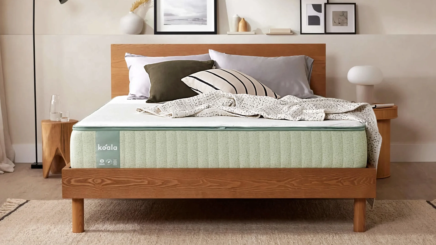 Beautiful koala mattress in a bedroom setting